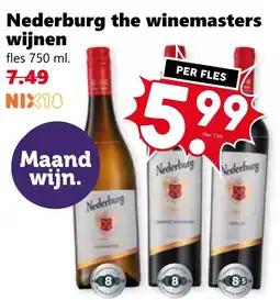 Coop Nederburg the winemasters wijnen aanbieding