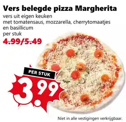 Coop Vers belegde pizza Margherita aanbieding