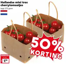 Coop Hollandse mini tros cherrytomaatjes aanbieding