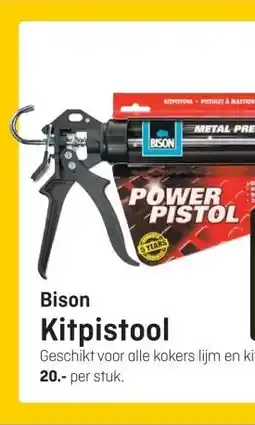 Hubo Bison Kitpistool aanbieding