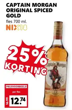 Coop Captain morgan original spiced gold aanbieding