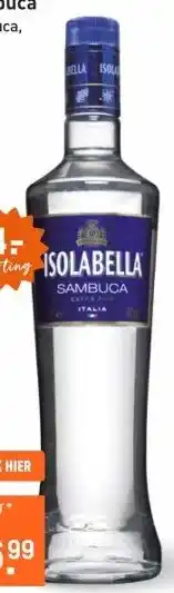 Gall & Gall Isolabella Sambuca 70CL aanbieding