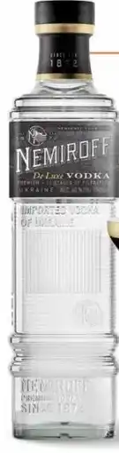 Gall & Gall Nemiroff de Luxe vodka 100CL aanbieding