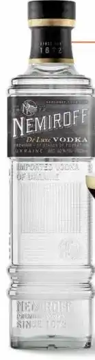 Gall & Gall Nemiroff de Luxe vodka 100CL aanbieding