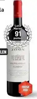Gall & Gall Zonin Valpolicella Classico 75CL aanbieding