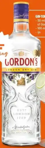Gall & Gall Gordon's London Dry 70CL aanbieding