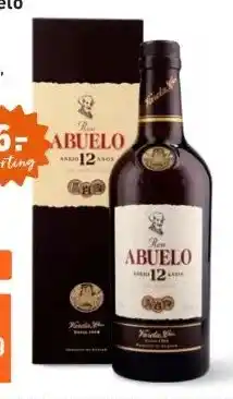Gall & Gall Ron Abuelo Añejo 12 Años 70CL aanbieding