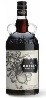 Gall & Gall The Kraken Black Spiced Rum 70CL aanbieding