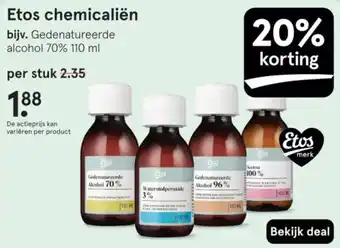 Etos Etos chemicaliën aanbieding