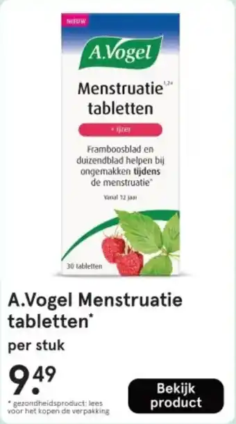 Etos A.Vogel Menstruatie tabletten aanbieding