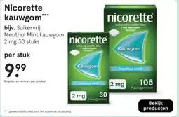 Etos Nicorette kauwgom aanbieding