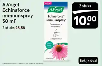 Etos A.Vogel Echinaforce immuunspray aanbieding