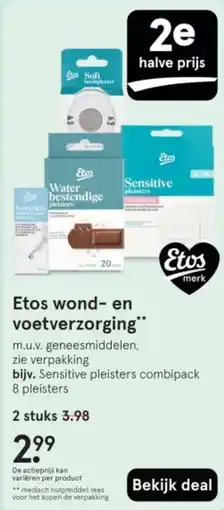Etos Etos wond en voetverzorging aanbieding