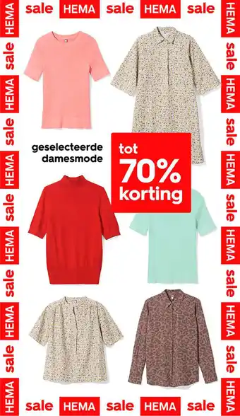 HEMA Geselecteerde damesmode aanbieding