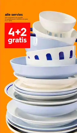 HEMA Alle servies aanbieding