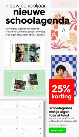 HEMA Schoolagenda met je eigen aanbieding