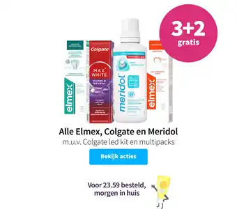 Plein.nl Alle Elmex, Colgate en Meridol aanbieding