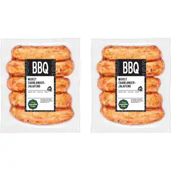 Albert Heijn Hero BBQ worst Zaanlander jalapeno 2-pack aanbieding