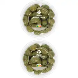 Albert Heijn AH Olijven groene pesto 2-pack aanbieding