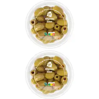 Albert Heijn AH Zoete olijven 2-pack aanbieding