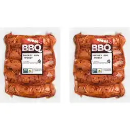 Albert Heijn AH BBQ worst smokey 2-pack aanbieding