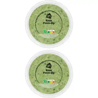 Albert Heijn AH Kaas pesto dip 2-pack aanbieding