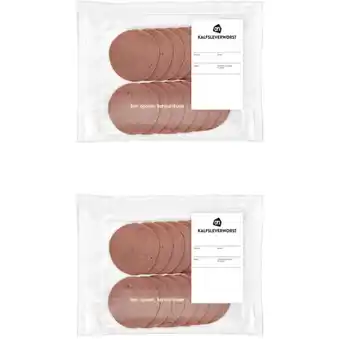 Albert Heijn AH Kalfsleverworst 2-pack aanbieding