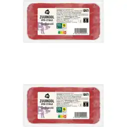 Albert Heijn AH Ongekookt zuurkool spek stukje 2-pack aanbieding