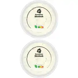 Albert Heijn AH Roomkaas met bieslook 2-pack aanbieding