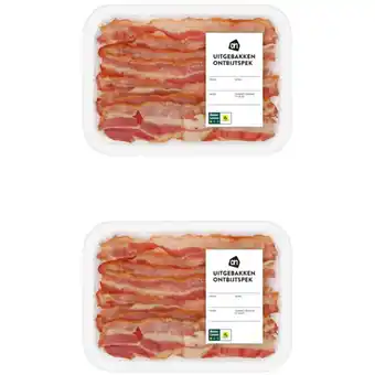 Albert Heijn AH Uitgebakken ontbijtspek 2-pack aanbieding