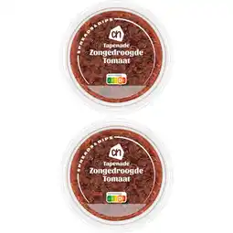 Albert Heijn AH Tapenade zongedroogde tomaat 2-pack aanbieding