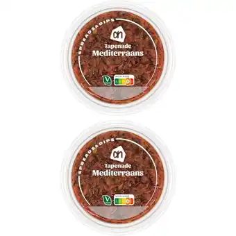 Albert Heijn AH Tapenade mediterraans 2-pack aanbieding