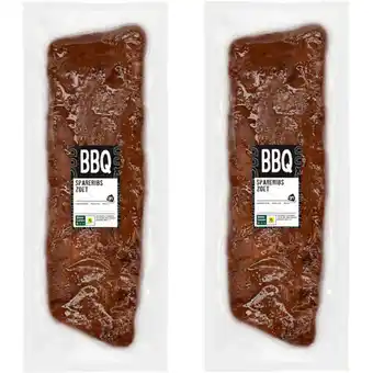 Albert Heijn AH Spareribs zoet 2-pack aanbieding