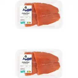 Albert Heijn AH Zalmfilet a la minute 2-pack aanbieding
