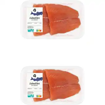 Albert Heijn AH Zalmfilet a la minute 2-pack aanbieding