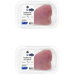 Albert Heijn AH Tonijnsteak wit 2-pack aanbieding