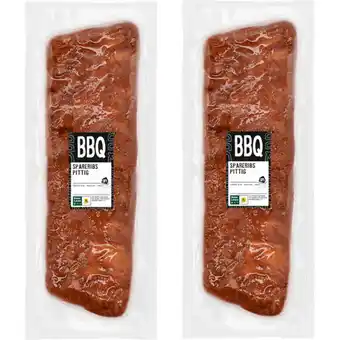 Albert Heijn AH Spareribs pittig 2-pack aanbieding