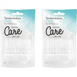 Albert Heijn Care Flos tandenstokers combi 2-pack aanbieding