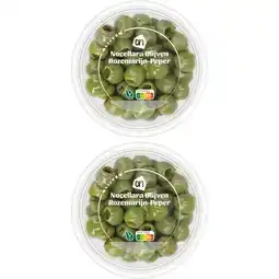 Albert Heijn AH Nocellara olijven rozemarijn 2-pack aanbieding