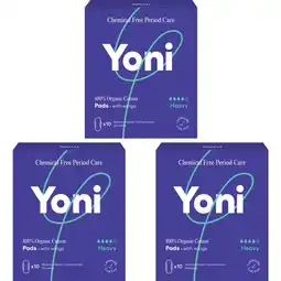 Albert Heijn Hero Yoni Maandverband Heavy bio 3-pack aanbieding