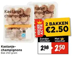 GAMMA Kastanje champignons aanbieding