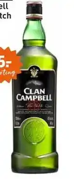 Gall & Gall Clan Campbell Blended Scotch Whisky 100CL aanbieding