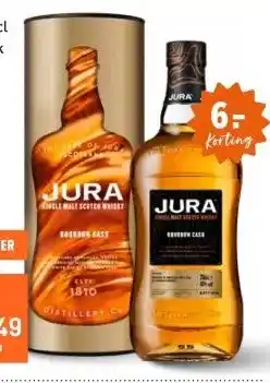 Gall & Gall Jura Bourbon Cask 70CL aanbieding