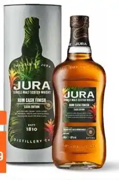 Gall & Gall Jura Rum Cask 70CL aanbieding