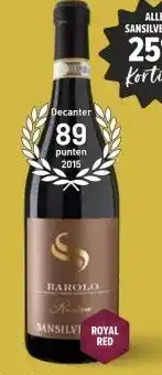 Gall & Gall San Silvestro Barolo Riserva 75CL aanbieding