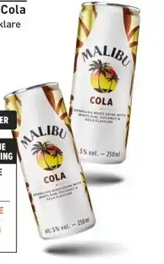 Gall & Gall Malibu Cola 25cl aanbieding