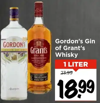 GAMMA Gordon's Gin Grants of Grant's Whisky aanbieding