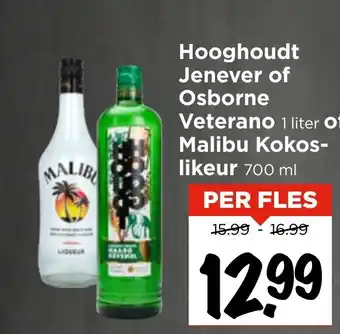 GAMMA Hooghoudt Jenever of Osborne Veterano of Malibu Kokos likeur aanbieding