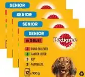 Bol.com Pedigree Hondenvoer Senior - Mix Selectie in Gelei - 48x100g aanbieding