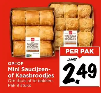 GAMMA Mini Saucijzen of Kaasbroodjes aanbieding